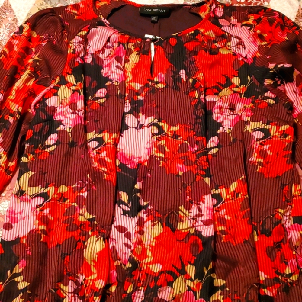 NWT Lane Bryant long sleeve blouse